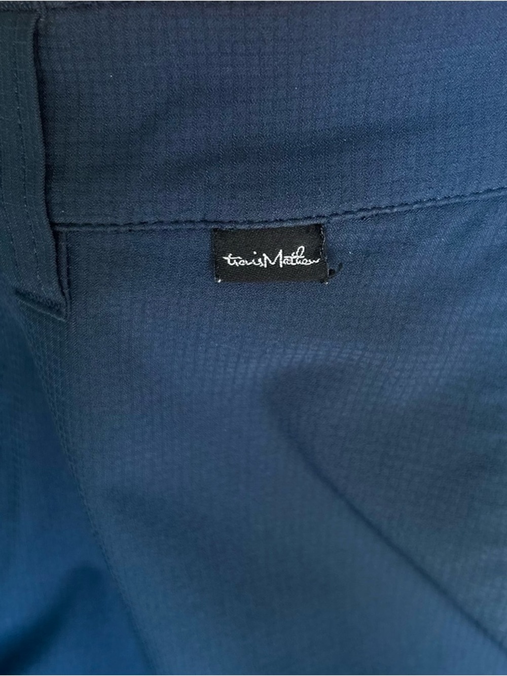 Travis Matthew Men’s Stretch Chino Golf Shorts Navy blue Size 30 - Picture 9 of 12